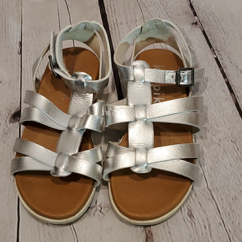 Kidpik girl's silver sandals 